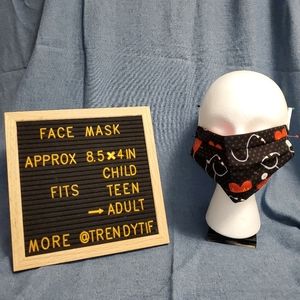 Nurse Doctor Heart Face Covering Mask Shield Washable Reusable